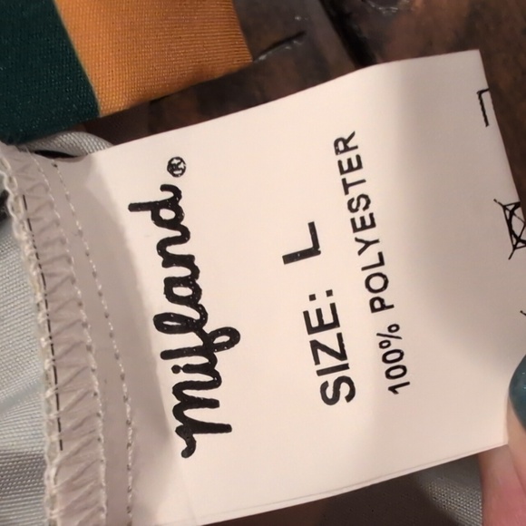 Mifland Camp Shirt Striped Short Sleeve Button Down - Picture 4 of 5